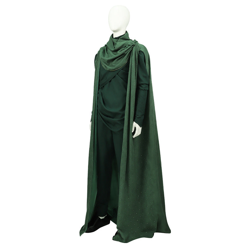 Loki God of Stories Cosplay Costume Loki Season 2 Green Suit Halloween Outfit - Image 9