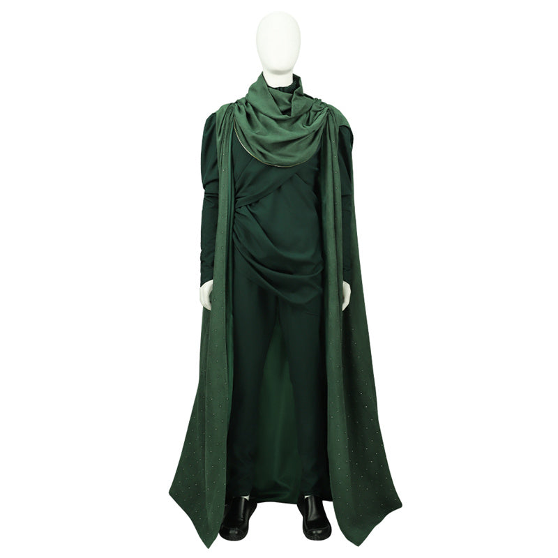 Loki God of Stories Cosplay Costume Loki Season 2 Green Suit Halloween Outfit - Image 7
