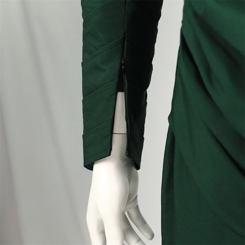 Loki God of Stories Cosplay Costume Loki Season 2 Green Suit Halloween Outfit - Image 17