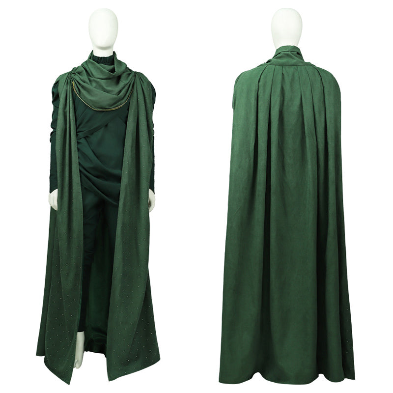 Loki God of Stories Cosplay Costume Loki Season 2 Green Suit Halloween Outfit - Image 10