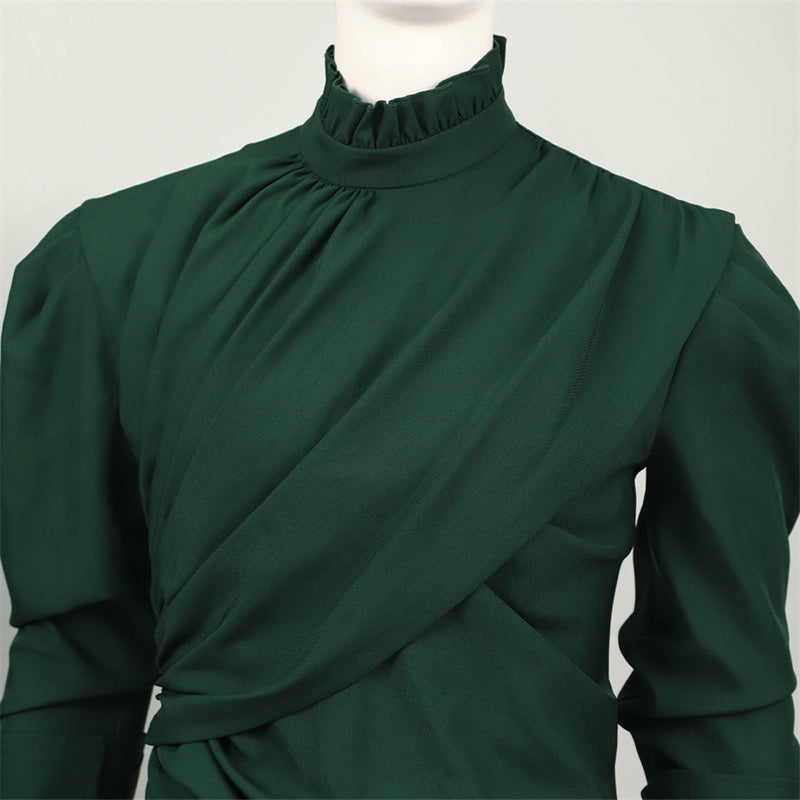 Loki God of Stories Cosplay Costume Loki Season 2 Green Suit Halloween Outfit - Image 14