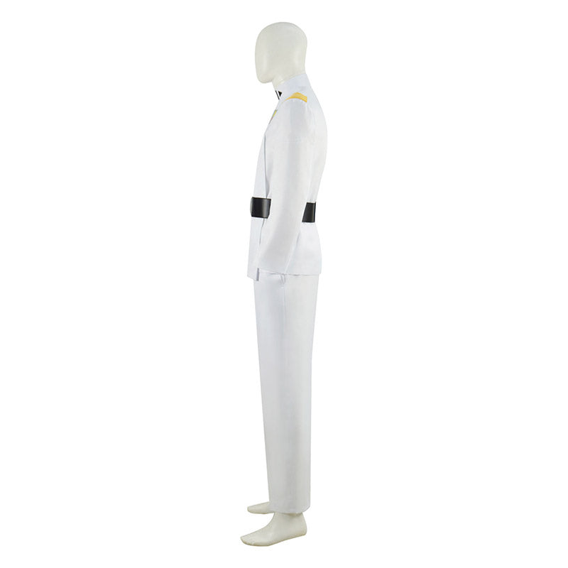 Star Wars Rebels Grand Admiral Thrawn Cosplay Costume White Soldier Uniform Halloween Carnival Suit - Image 4