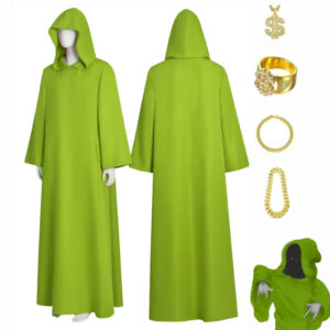 Lemon Green Wizard Cloak Shadow Wizard Money Gang Lemon Green Robe Halloween Costume