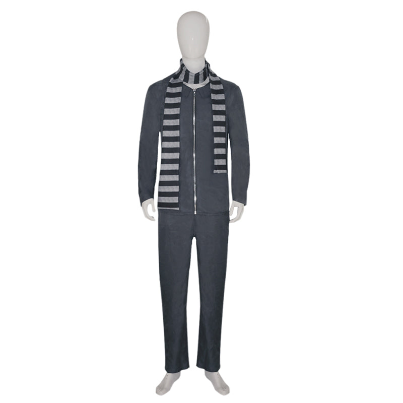 Despicable Me 3 Gru Cosplay Costume Halloween Carnival Suit - Image 2