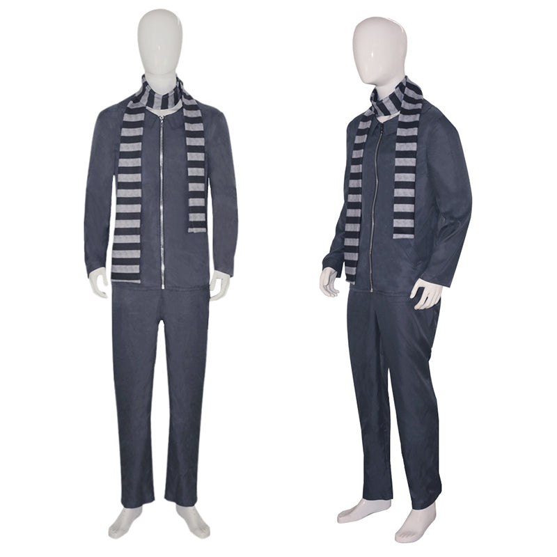 Despicable Me 3 Gru Cosplay Costume Halloween Carnival Suit - Image 3