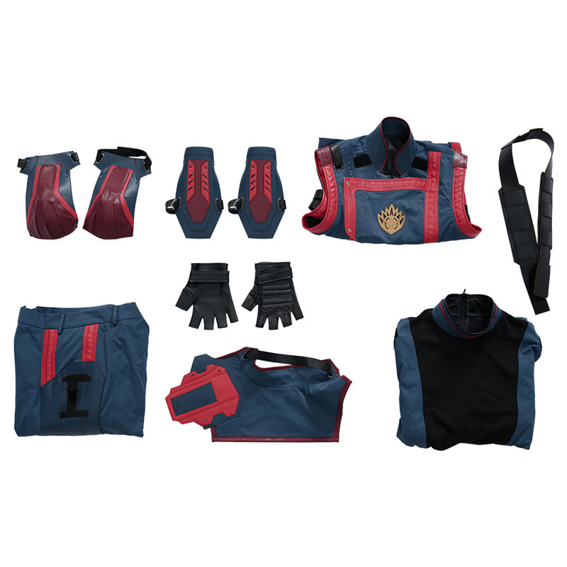 Guardians of The Galaxy 3 Cosplay Costume Star Lord Team Uniform Halloween Outfit - Image 8