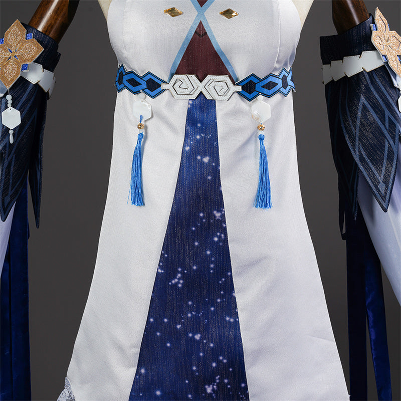 Genshin Impact GuiZhong Cosplay Costume Anime God of Dust Haagentus Dress Suit - Image 14
