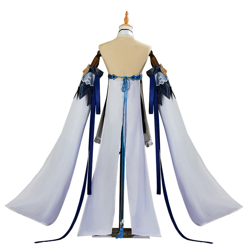Genshin Impact GuiZhong Cosplay Costume Anime God of Dust Haagentus Dress Suit - Image 5