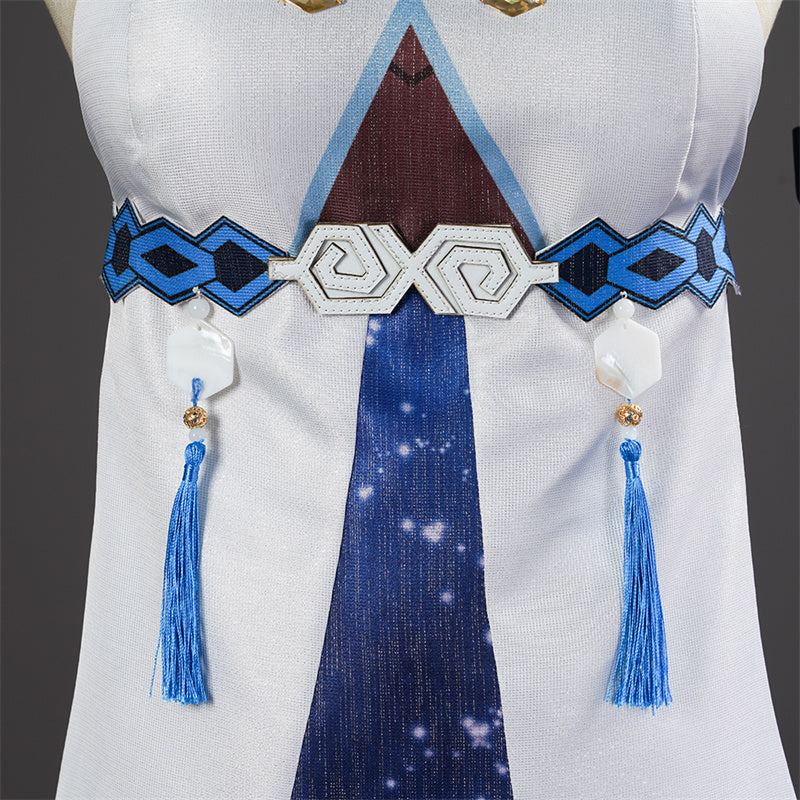 Genshin Impact GuiZhong Cosplay Costume Anime God of Dust Haagentus Dress Suit - Image 10