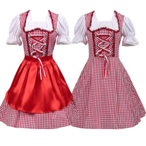 Oktoberfest Bavarian Women's Set – Red Oktoberfest Dirndl