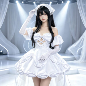 Sua Xiuya Off-shoulder Pure White Costume