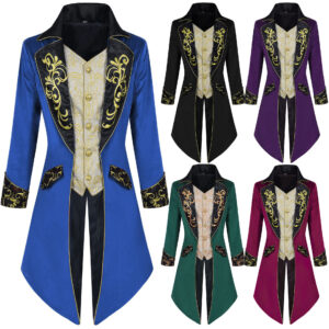 Halloween Steampunk Medieval Men's Tailcoat