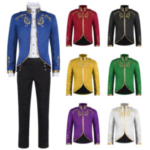 Halloween Medieval Court Men's Suit Costume