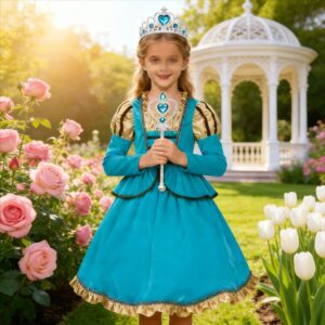 Halloween Medieval Princess Kids Gown