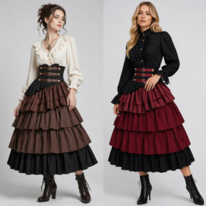 Halloween Medieval Gothic Stage Costume