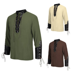 Renaissance Medieval Pirate Men's Shirt
