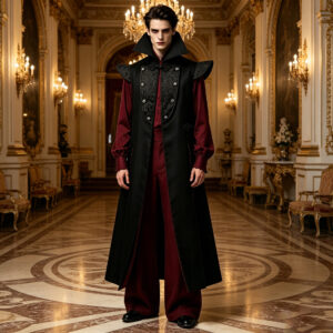 Medieval Court Dark Coat