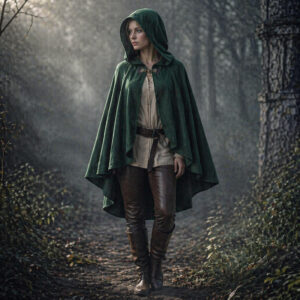 Halloween Medieval Gothic Hooded Robe