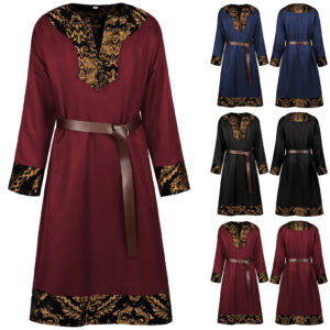 Medieval Pirate Knight Men's Coat