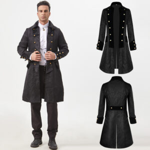 Halloween Medieval Vintage Men's Coat