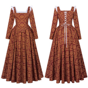 Renaissance Medieval Women's Gown