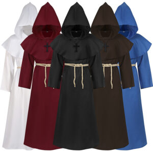 Halloween Medieval Vintage Cape – Black