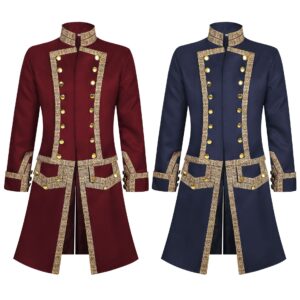 Halloween Victorian Court Men's Coat