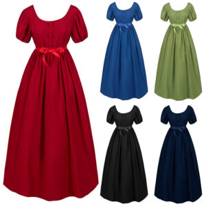 Bridgerton Victorian Vintage Stage Costume