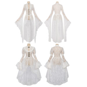 Victorian Court Bell-Sleeve Women's Gown