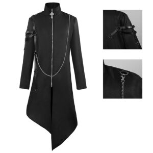 Halloween Medieval Gothic Coat – gothic men's style 2