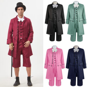 Halloween Medieval Court Men's Gown