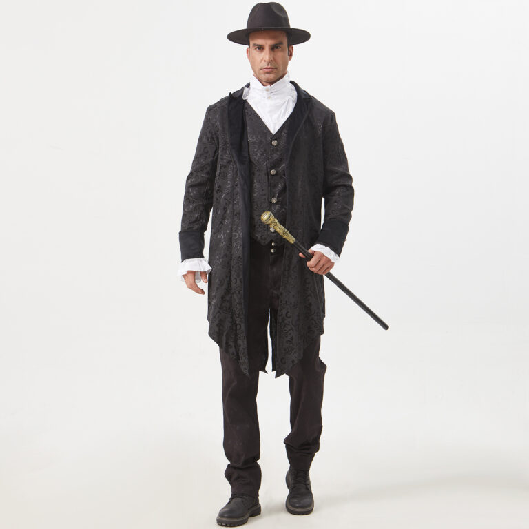 Medieval Court Vintage Tailcoat shown in the HEROCOS product listing
