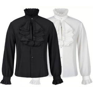 Gothic Vampire Stand-Collar Men's Stage Costume