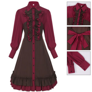 Halloween Medieval Court Shirt – 239281 court corset red