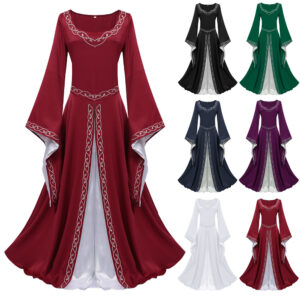 Medieval Court Vintage Women's Gown