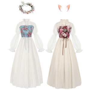 Medieval Court Vintage Stage Costume