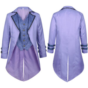 Halloween Medieval Gothic Tailcoat – Purple