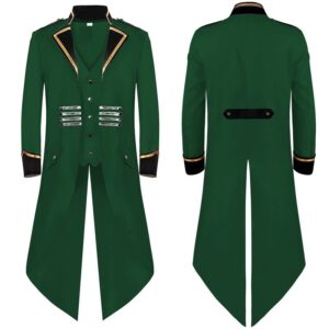 Halloween Medieval Punk Tailcoat
