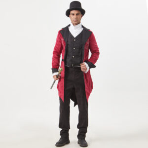 Medieval Punk Vintage Men's Stage Costume