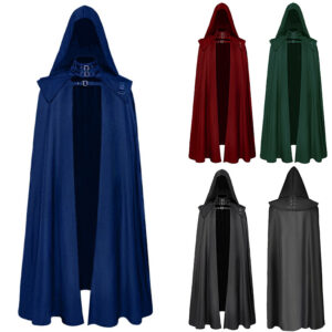 Medieval Dark Vintage Hooded Cape