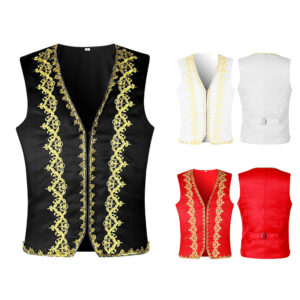 Men's Coat – Trim Vest Red