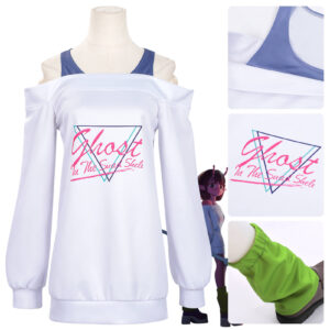 Galaxy Express Silver Off-shoulder Layered Performance Costume