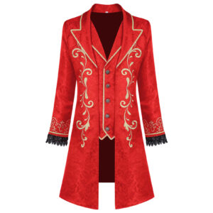Halloween Medieval Court Gown – 25119 prince coat 2 black