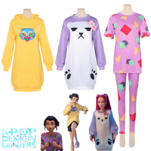KPop Demon Hunters Cosplay Costume – Zoey Pajamas