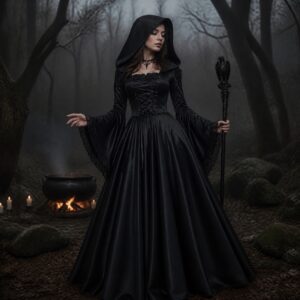 Halloween Medieval Gothic Long Skirt