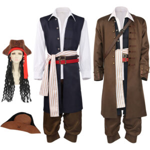 Halloween Vintage Pirate Stage Costume