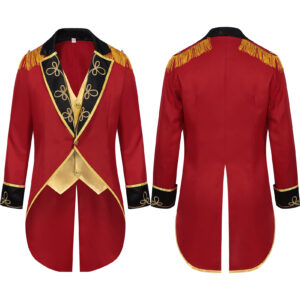 Medieval Vintage Stand-Collar Men's Stage Costume