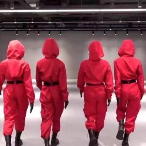 Halloween Jumpsuit Costume – Red
