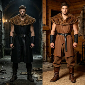 Halloween Renaissance Medieval Men's Robe