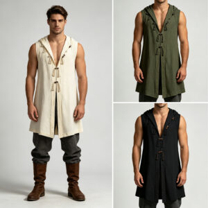 Renaissance Medieval Viking Men's Vest